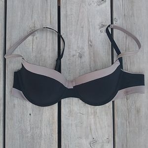 Calvin Klein 34B balconette color blocked bra